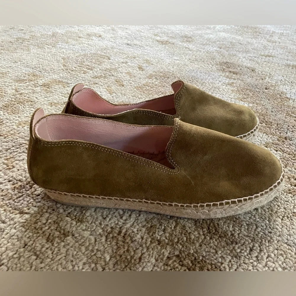 Manebi Suede Flat Espadrilles Hamptons 42